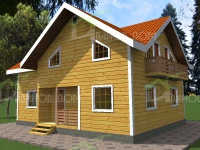 Дом из бруса 8х11 | Строительство домов в Гатчине
